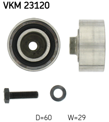 SKF Vezetőgörgő, vezérműszíj VKM23120_SKF